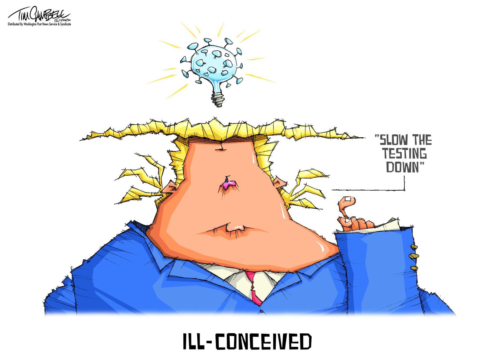 Tim Campbell cartoon